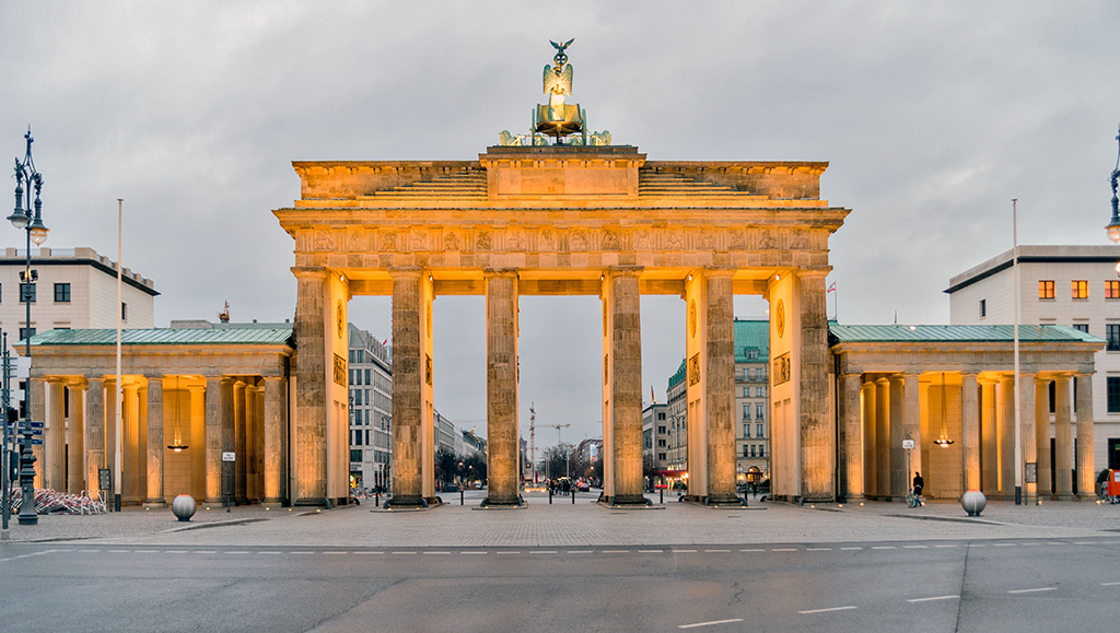 Brandenburger Tor beleuchtet