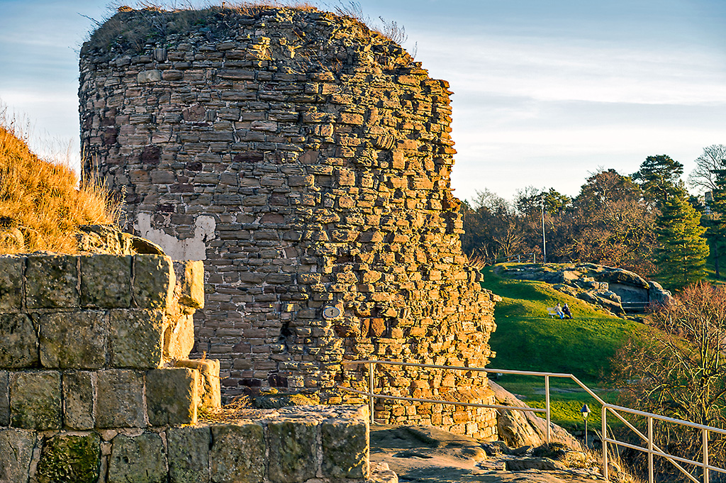 Reste des Bergfrieds Festung Regenstein