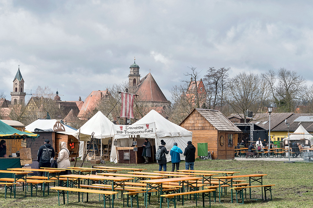 Taverne auf dem Mittelaltermarkt Dinkelsbühl