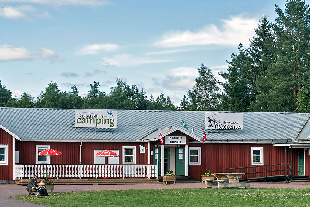 Rezeption und Fiskecenter Älvdalen Camping