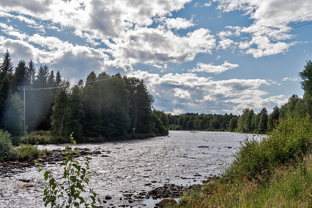 Unbekannter Fluss in Lillhärdal