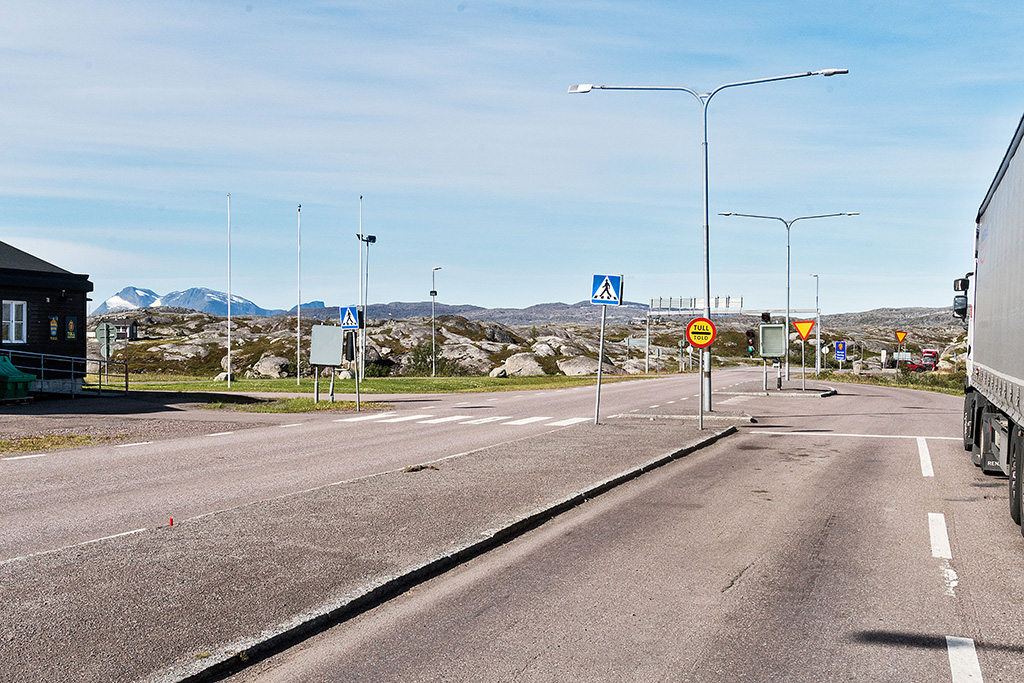 Grenzübergang nach Norwegen