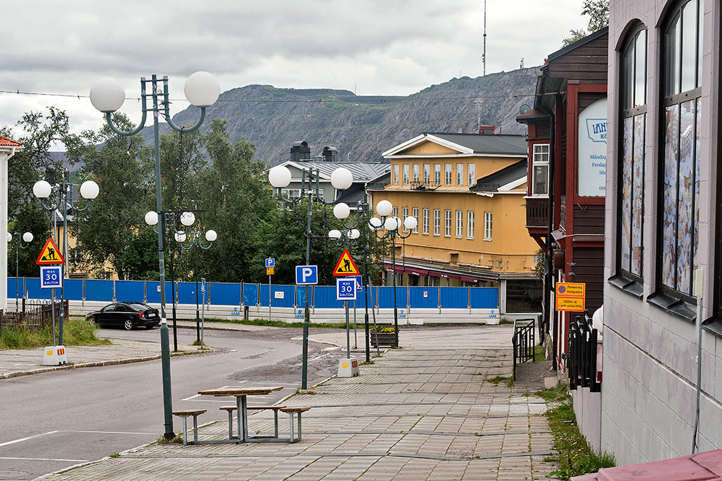 Bald sind die Häuser Geschichte - Kiruna 2023