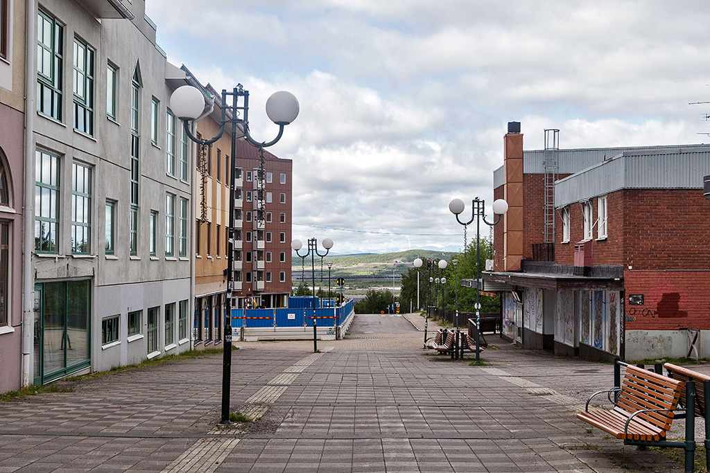Die alte City von Kiruna 2023