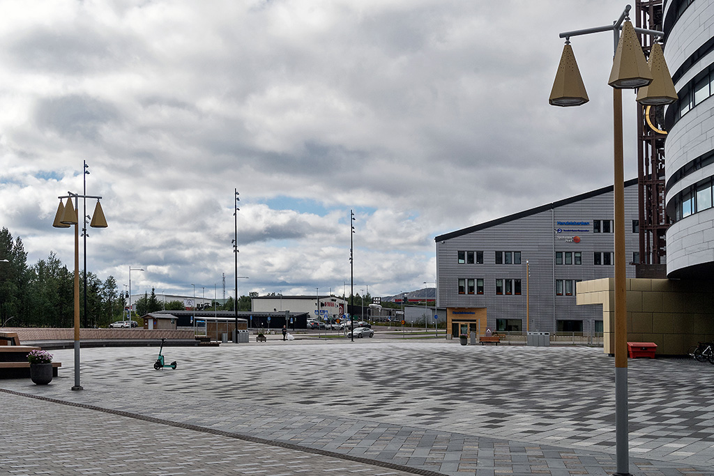 Neuer, zentraler Platz in Kiruna