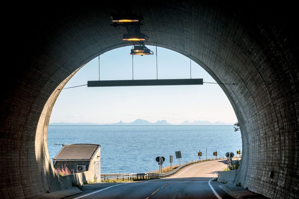 Tunnel vor Moskenes