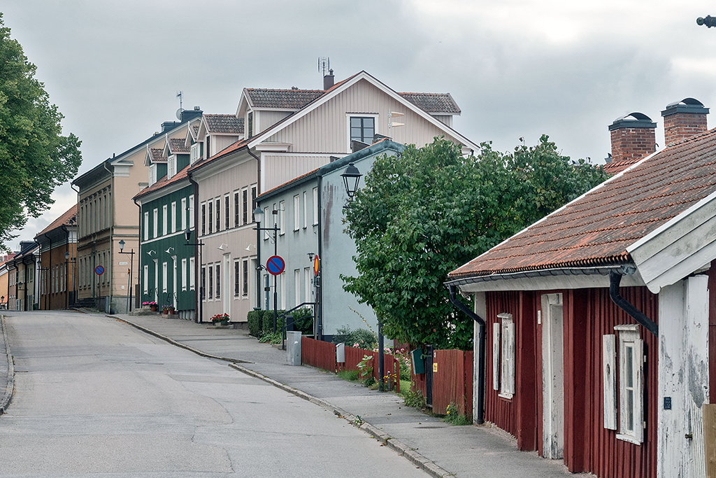Straße in Mariestad