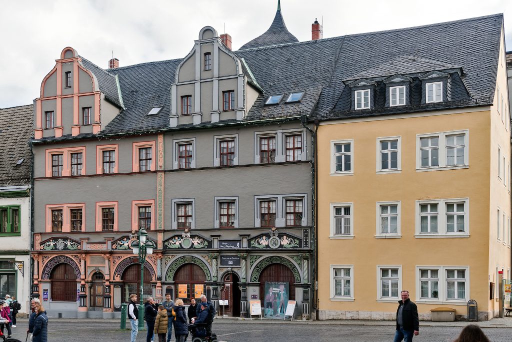 Alte Häuser Marktplatz Weimar
