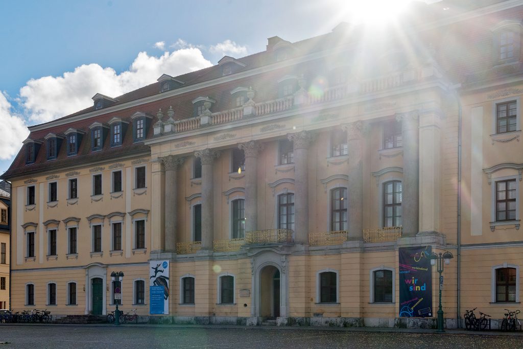 Sonne über der Musikhochschule Weimar