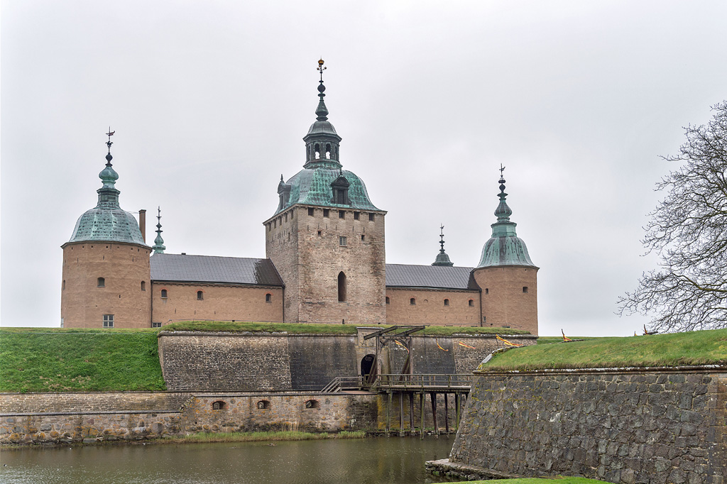 Schloss Kalmar mit Zugbrücke