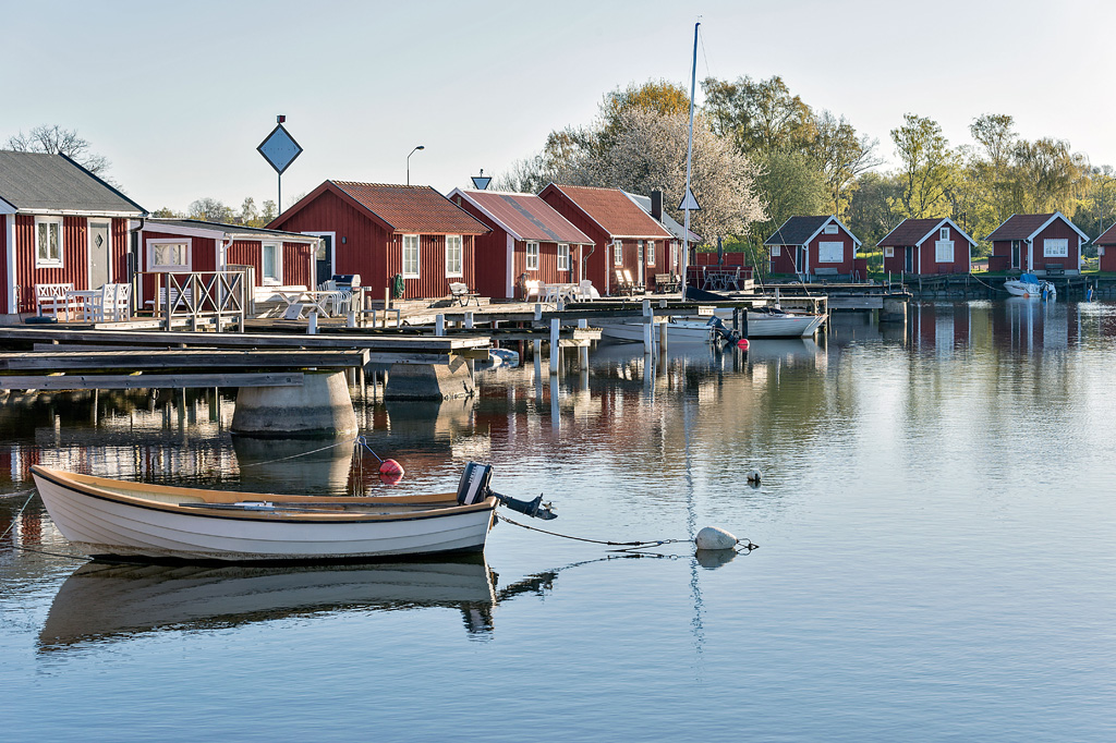Kleiner Hafen bei First Camp Kalmar