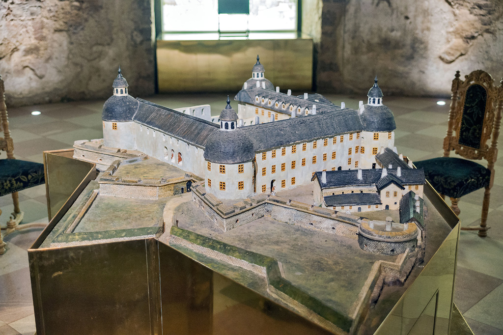 Modell Schloss Borgholm