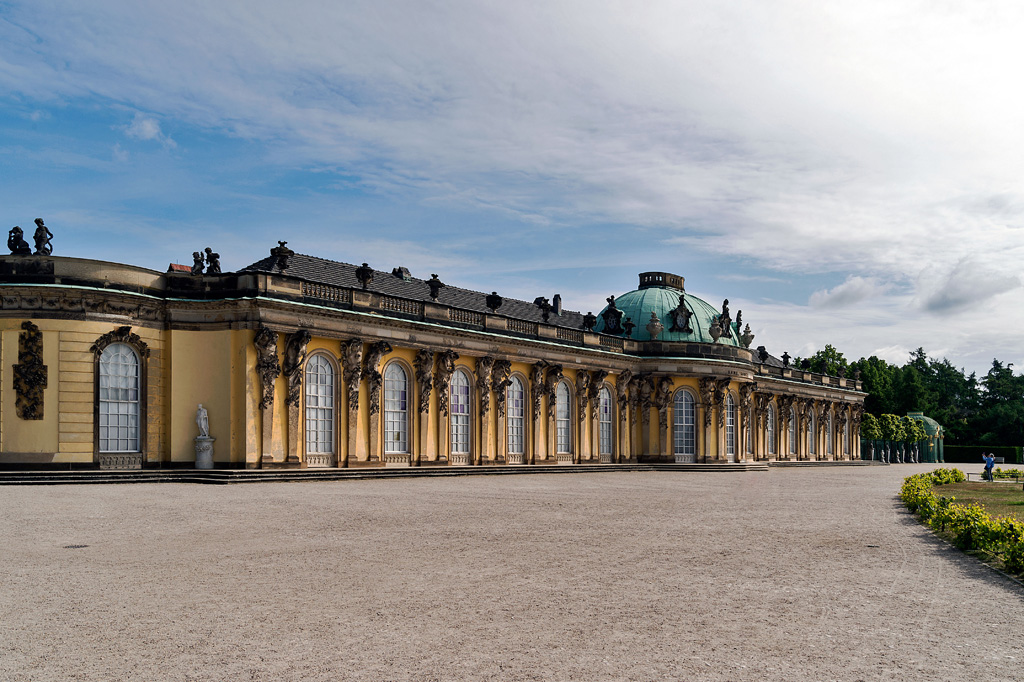 Fassade von Schloss Sanssouci