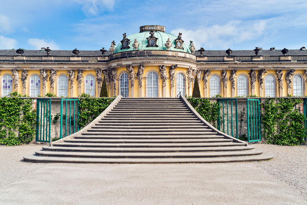 Erste Treppe Schloss Sanssouci