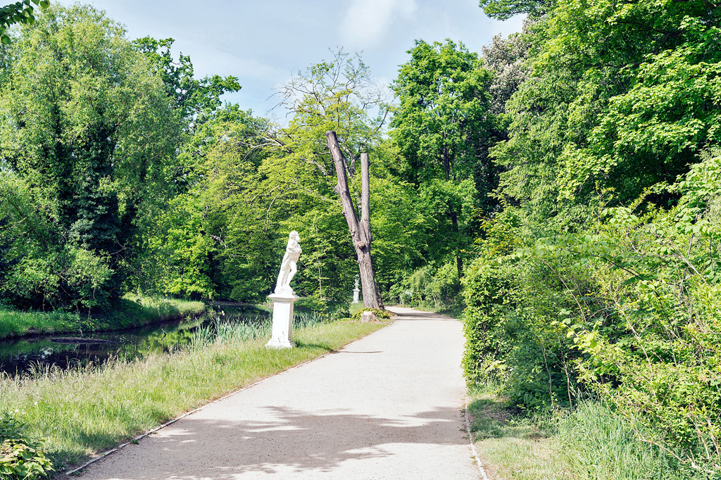 Weg im Park Schloss Sanssouci