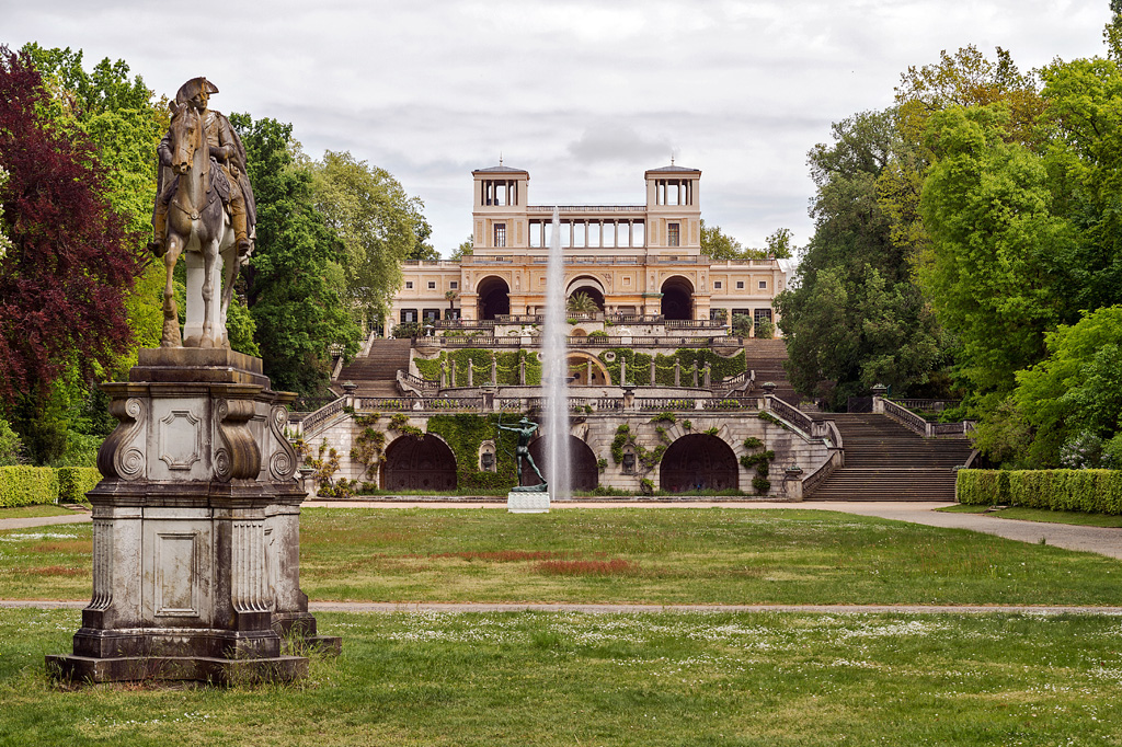 Blick in Richtung Orangerie Potsdam