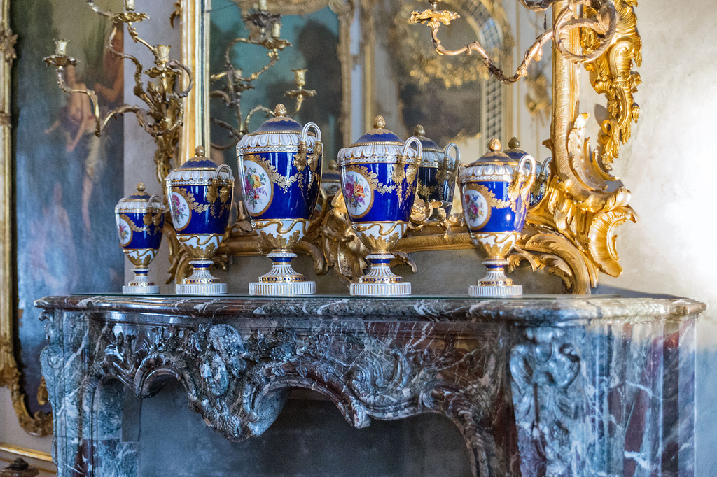 Detailansicht Innenraum Schloss Sanssouci
