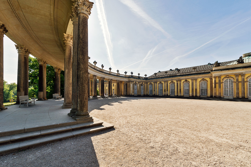 Sanssouci ohne Besucher