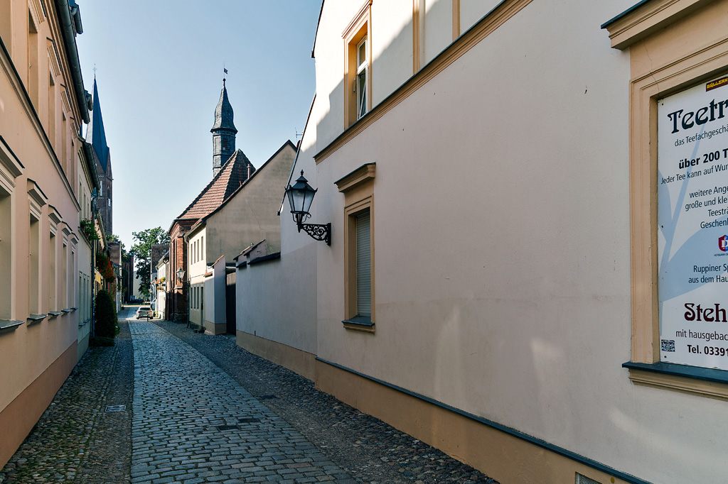 Typische Straße in Neuruppin