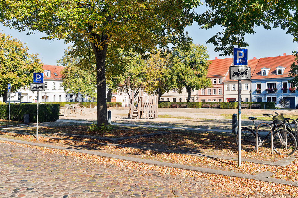 Parkplatz für Kutschen in Neuruppin