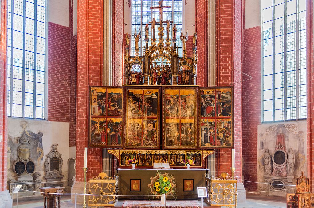 Altarbild St Katharinenkirche in Brandenburg