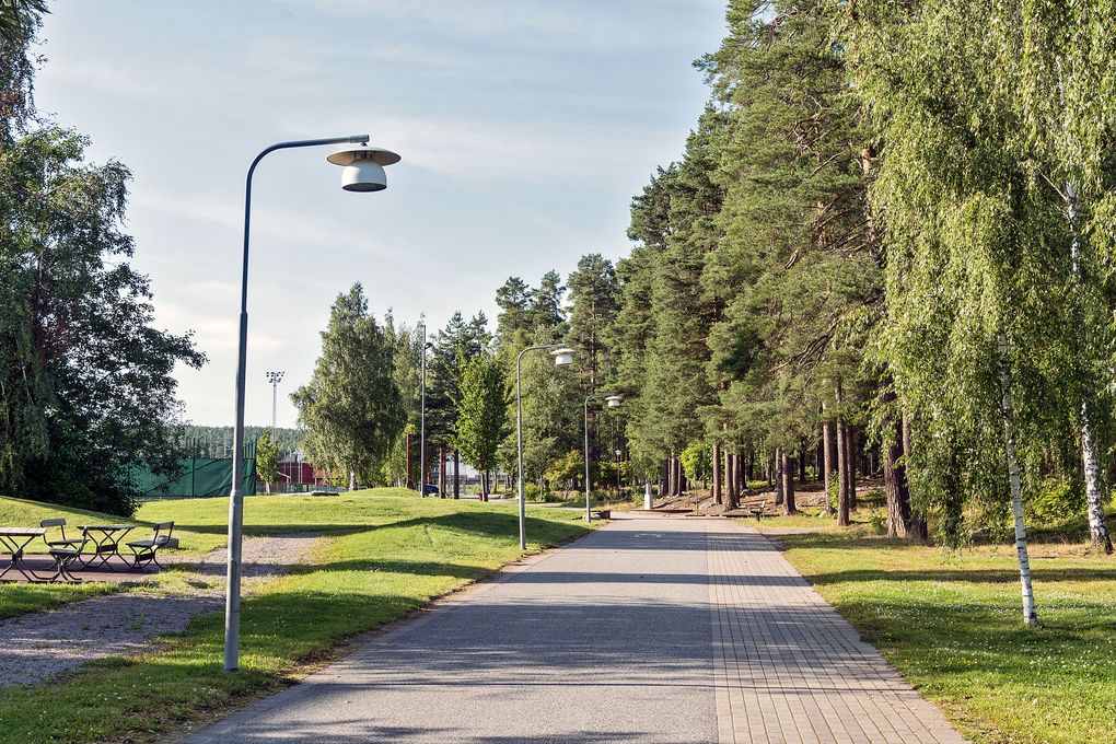 Laufstrecke in Falun