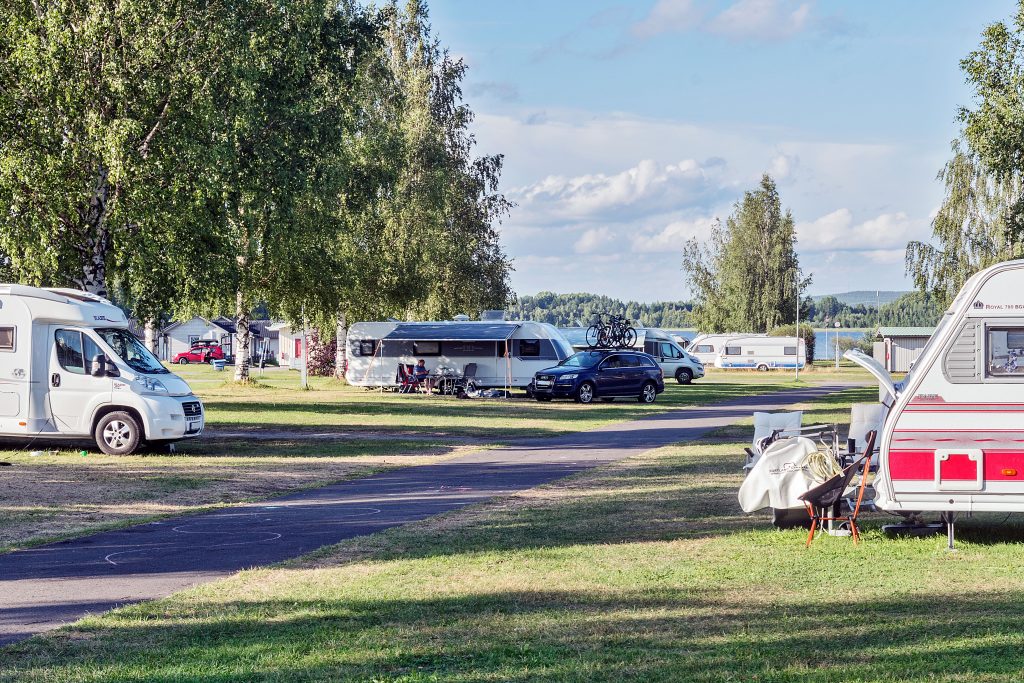 Blick zum See in Boden