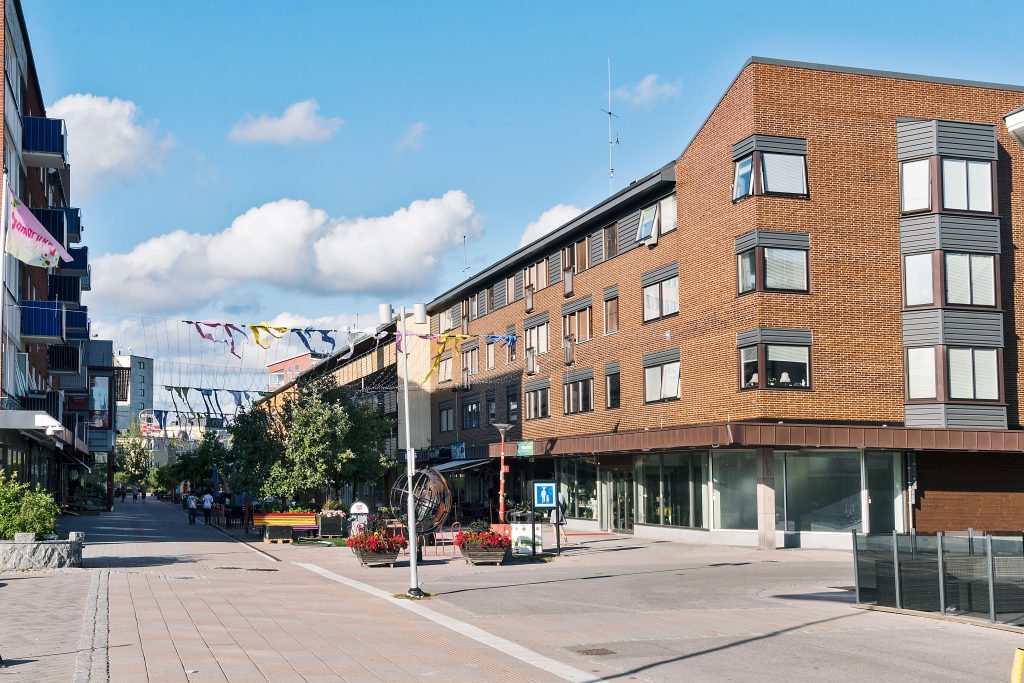 Wenig los in der City von Boden