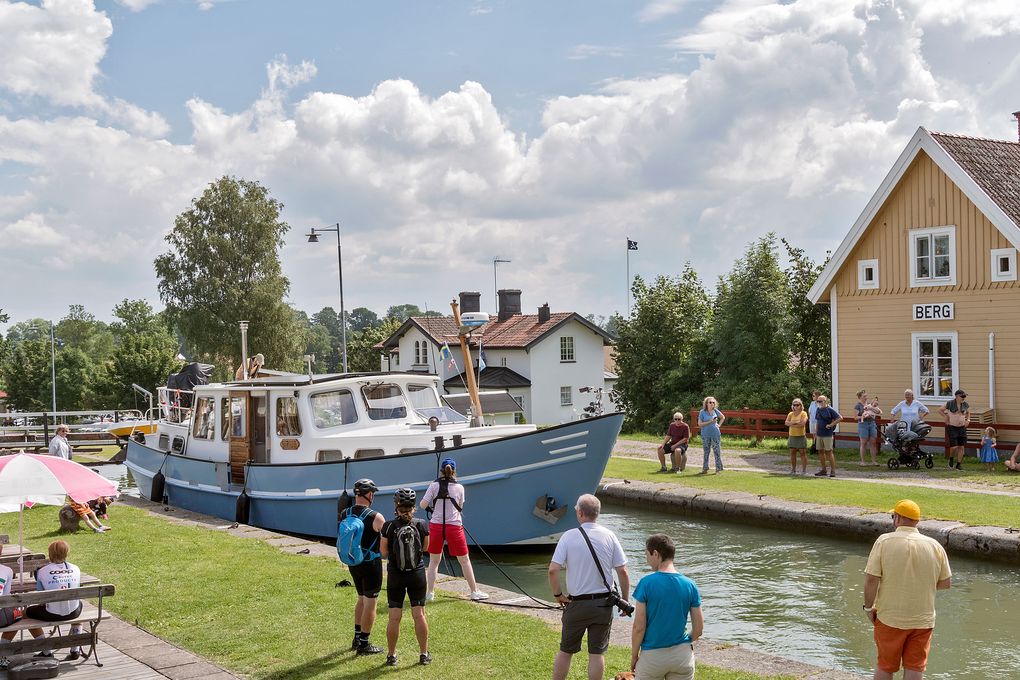 Schleusung am oberen Teil Berg Slussar