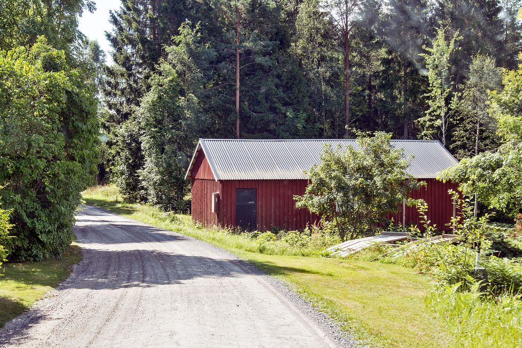 Schotterstraße zur Limstensgruvorna