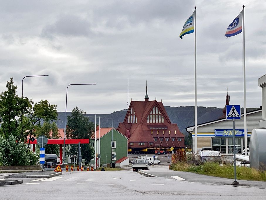 Noch steht die Kirche Kiruna am alten Platz