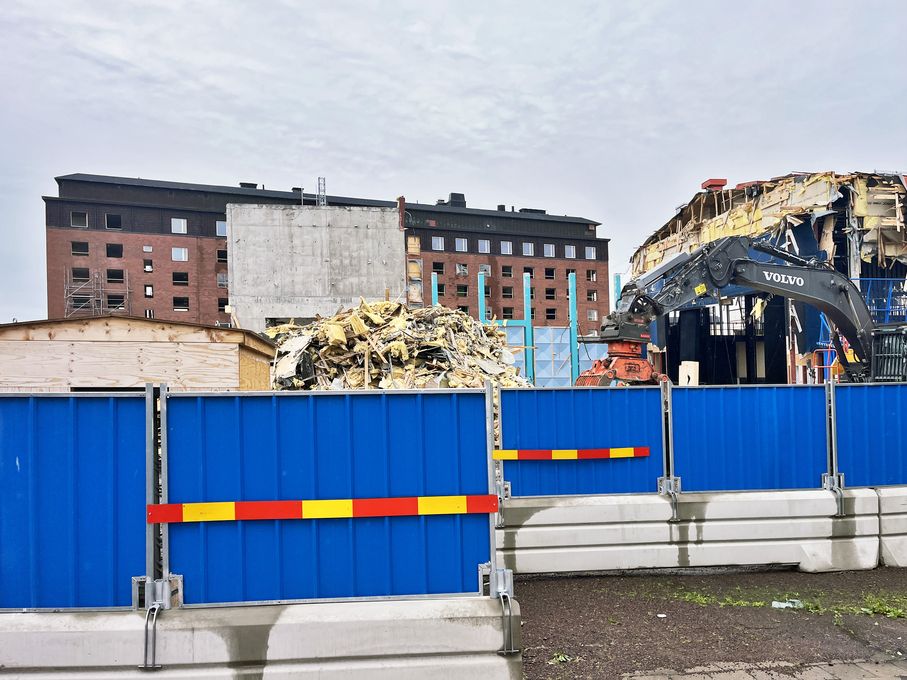 Das war die Mitte von Kiruna mit der Touristikinformation