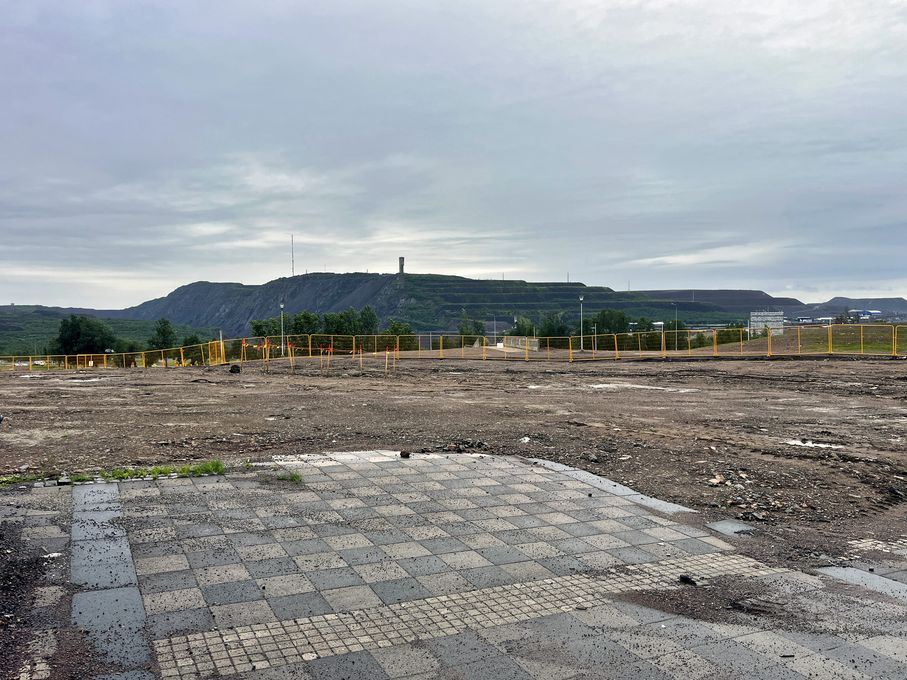 2025 war schon viel weg in Kiruna