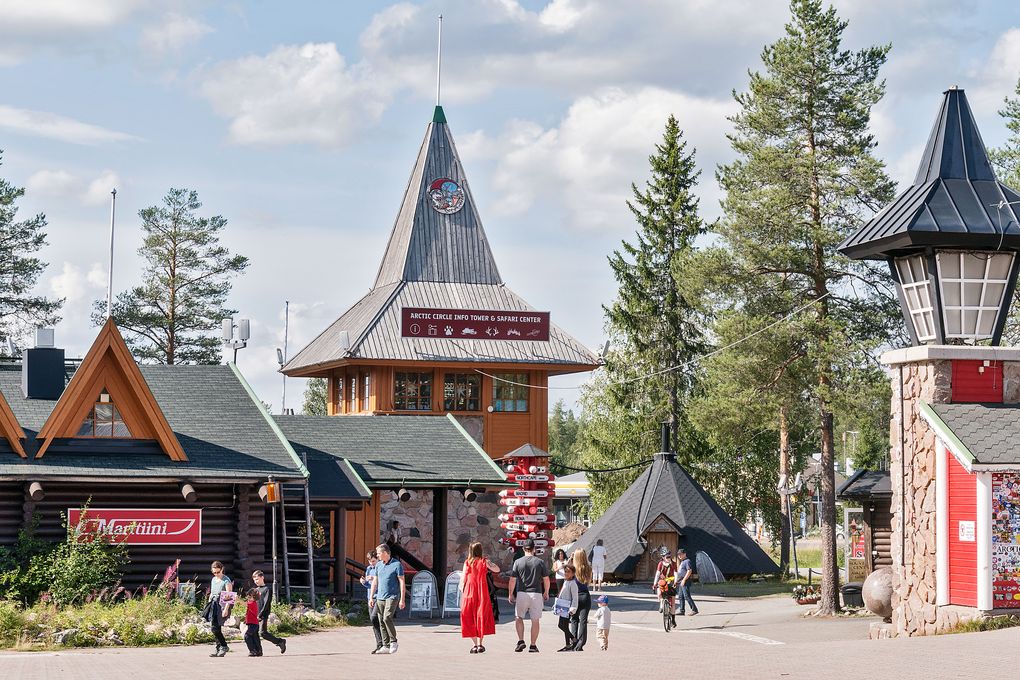 Eingang Weihnachtsmanndorf Rovaniemi