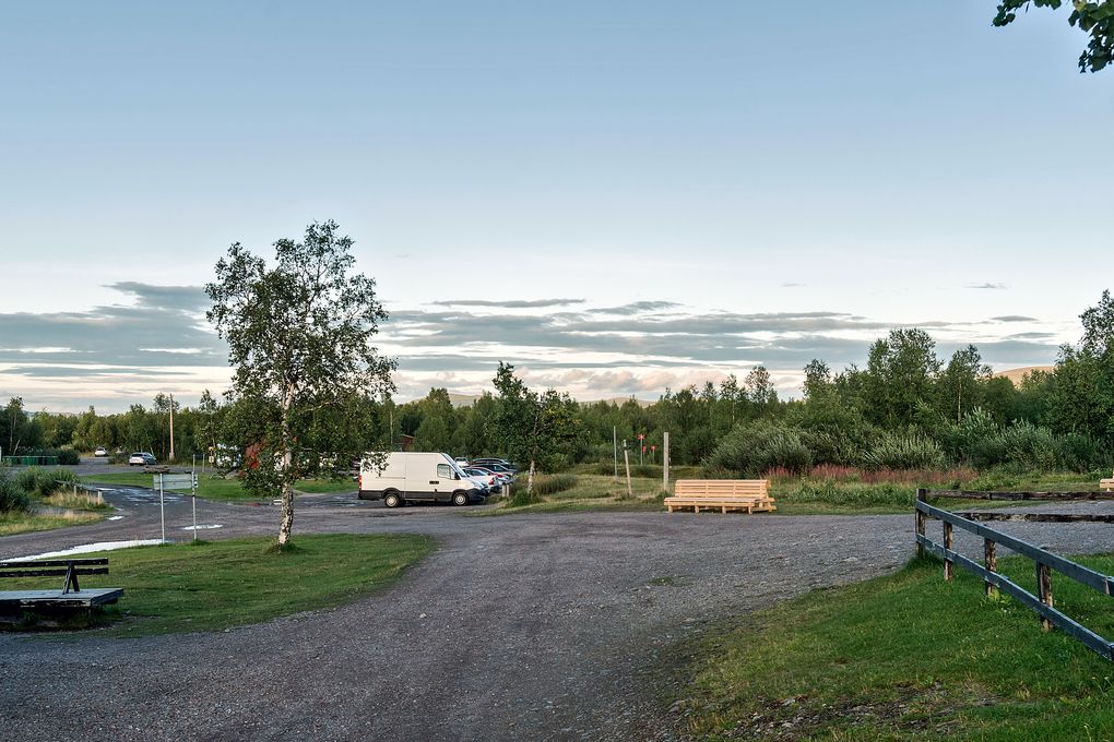 Erster Parkplatz Nikkaluokta