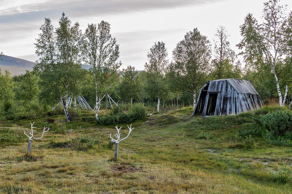Samische Hütten Nikkaluokta