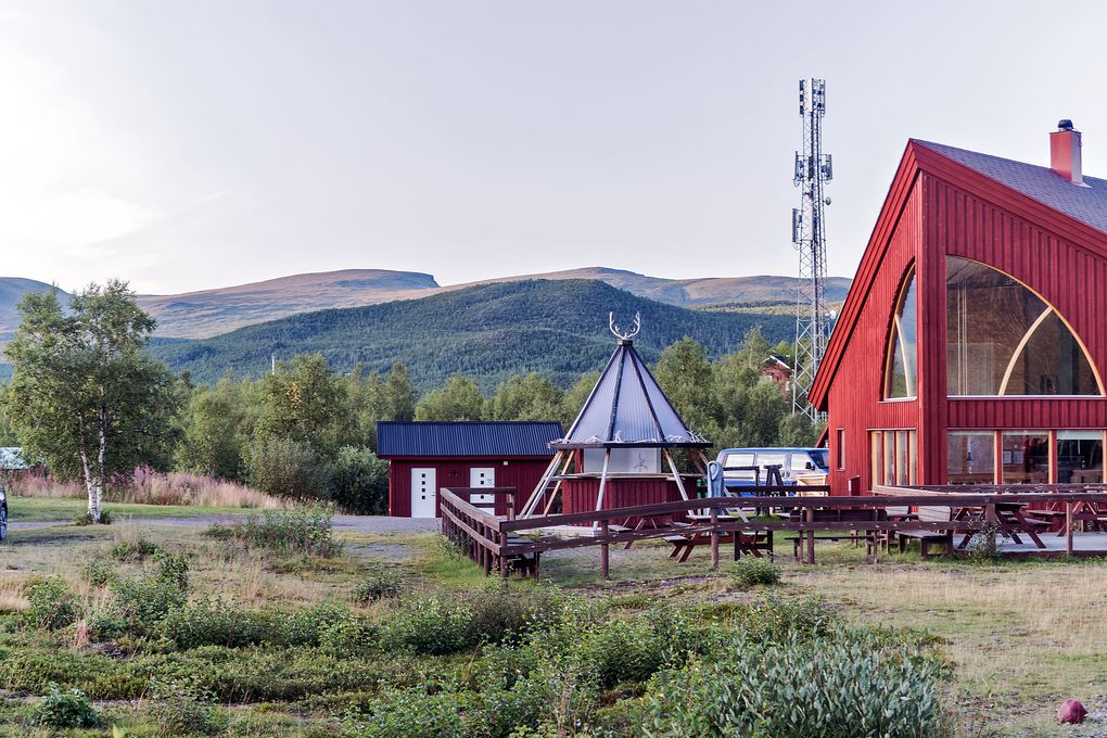 Außenterrasse Fjällstation Nikkaluokta