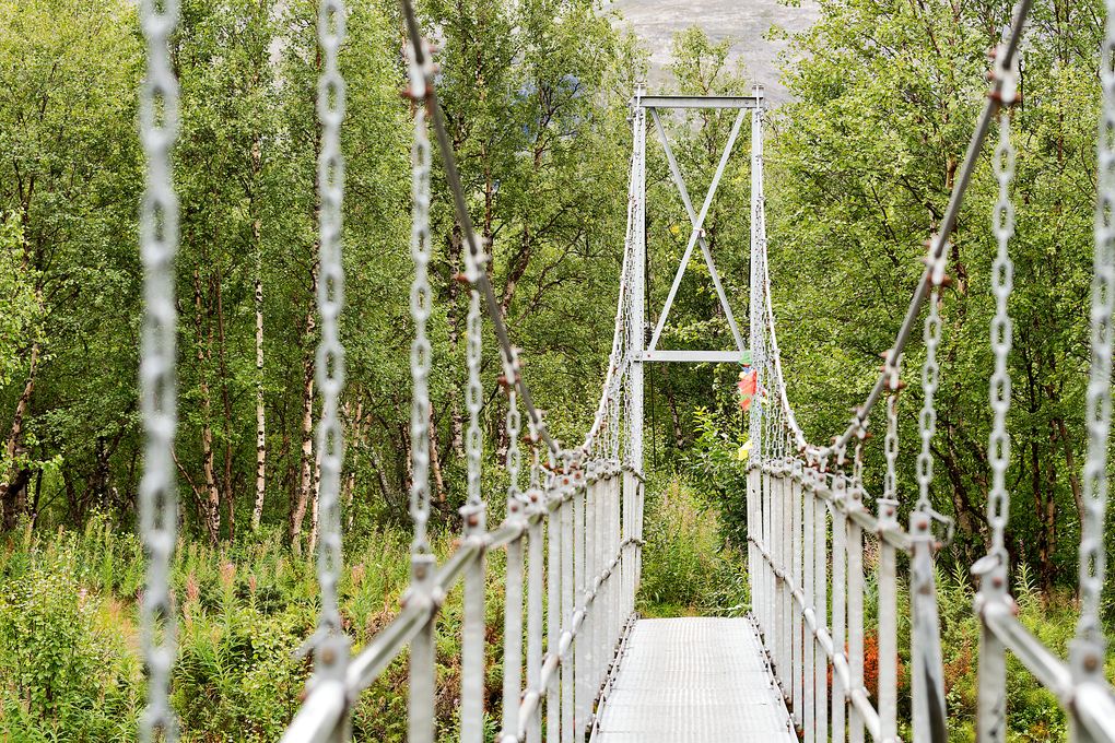 Hängebrücken gibts viele in Schweden
