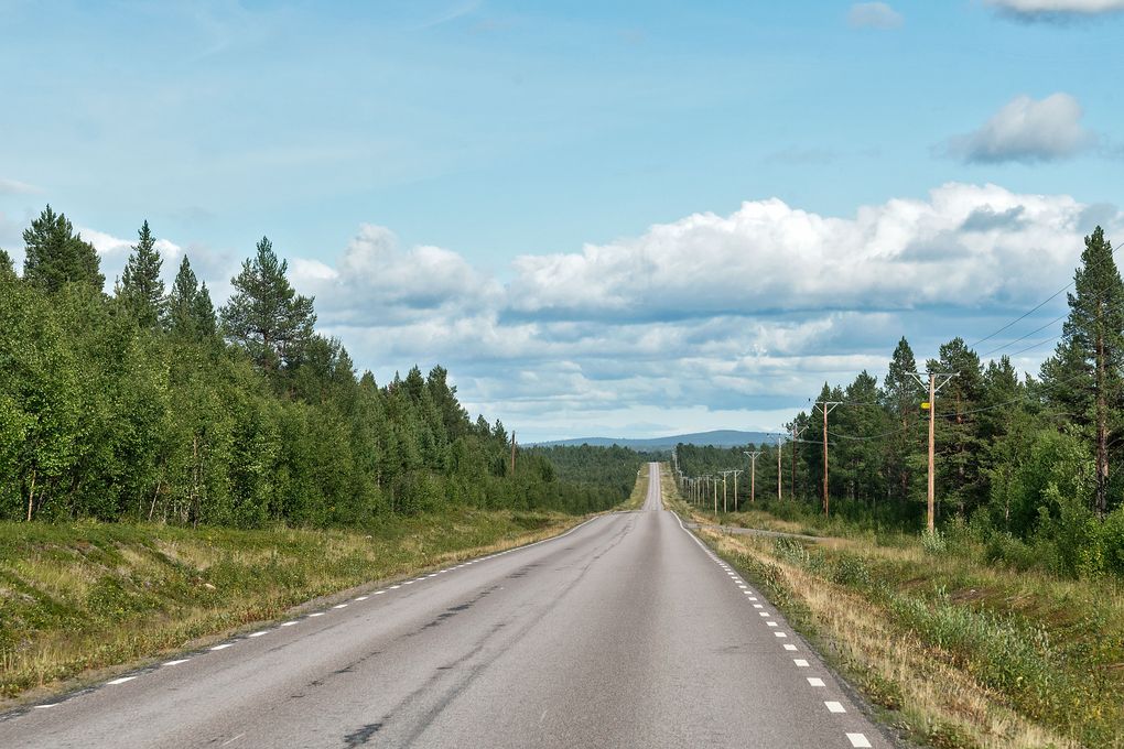Lange Gerade im Norden