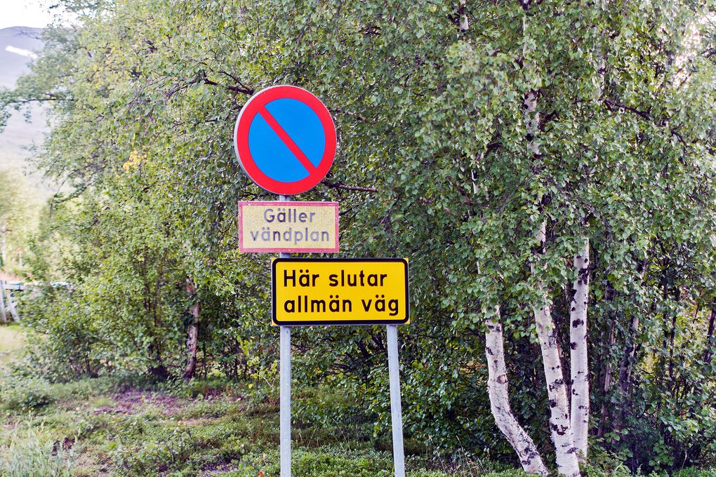 Hier endet tatsächlich die Straße