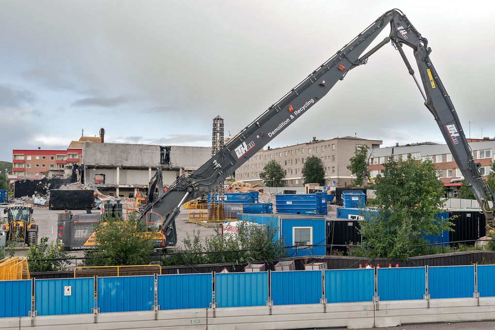 Der Abriss schreitet voran