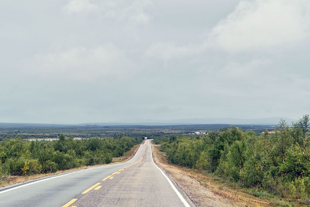 Landschaft auf dem Weg nach Alta