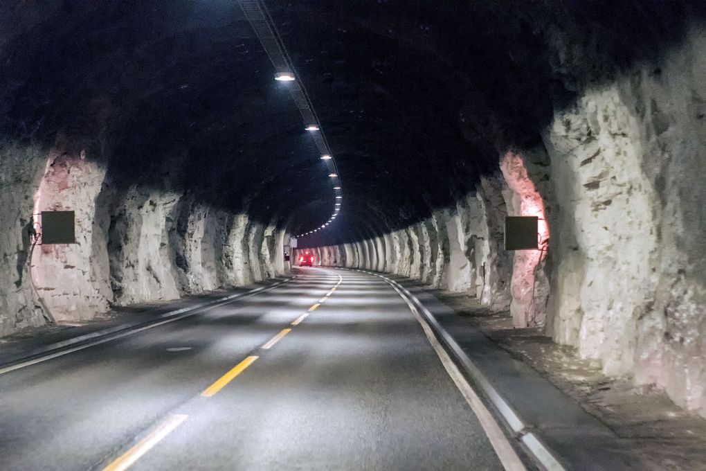 Typischer Tunnel in Norwegen