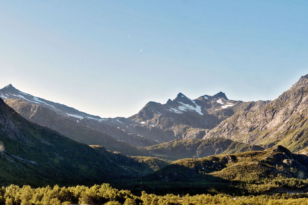 Schnee auf den Gipfeln