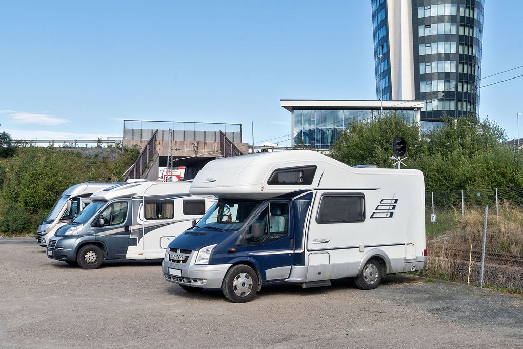 Auf dem Stellplatz Narvik