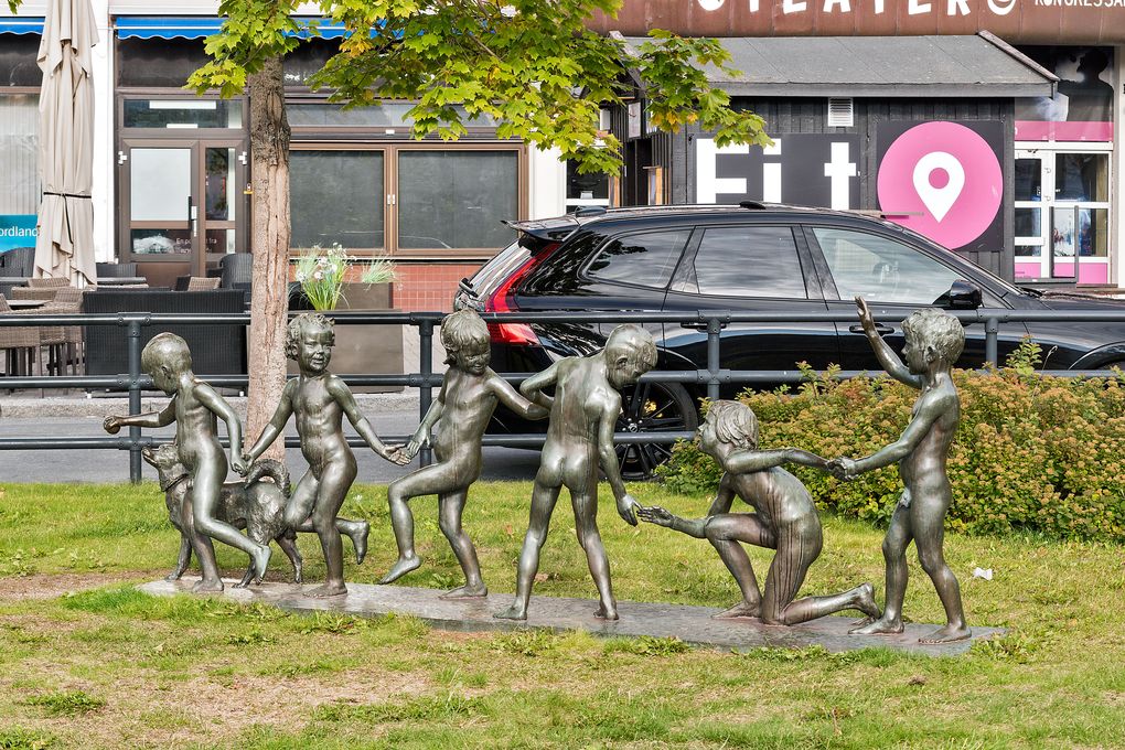Spielende Kinder in Hiroshima