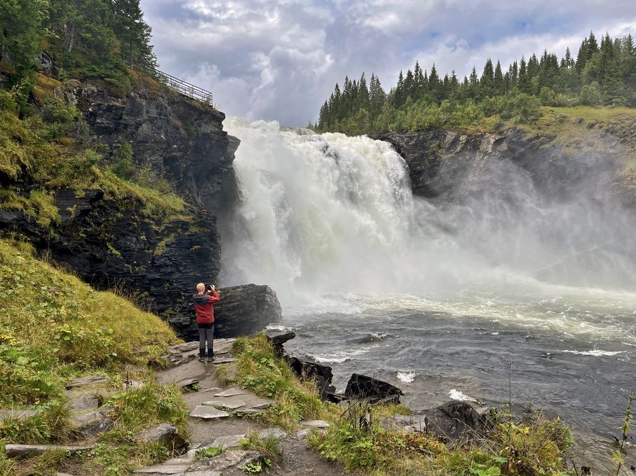 Keine Gitter am Tännforsen