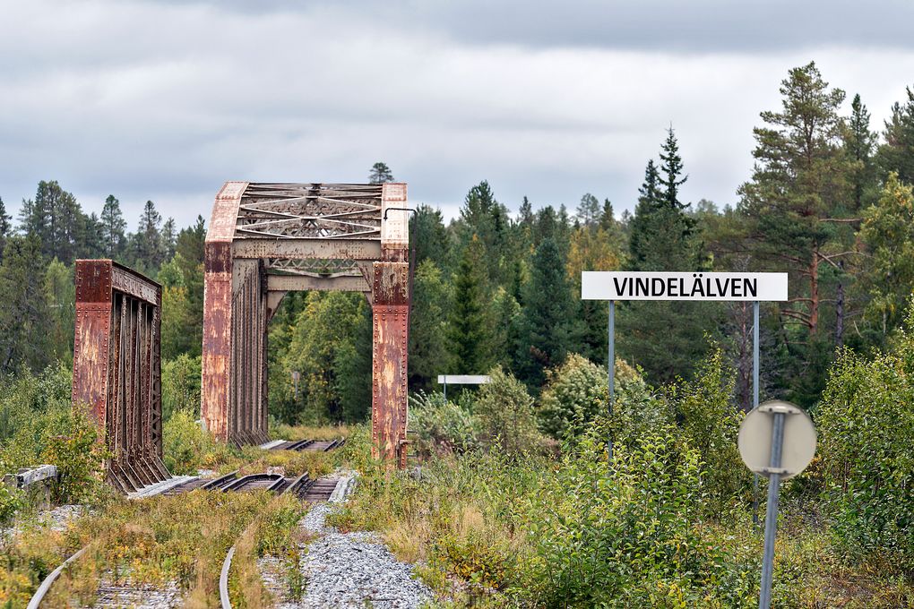 Eisenbahnbrücke Vindelälven