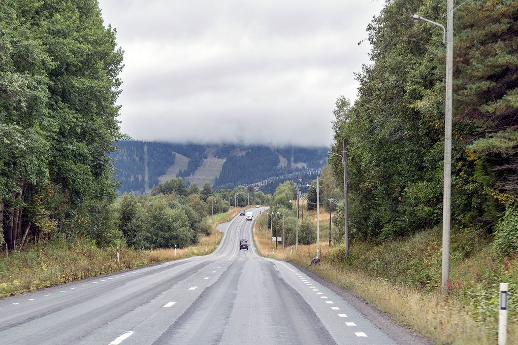 Östersund Richtung Tännforsen