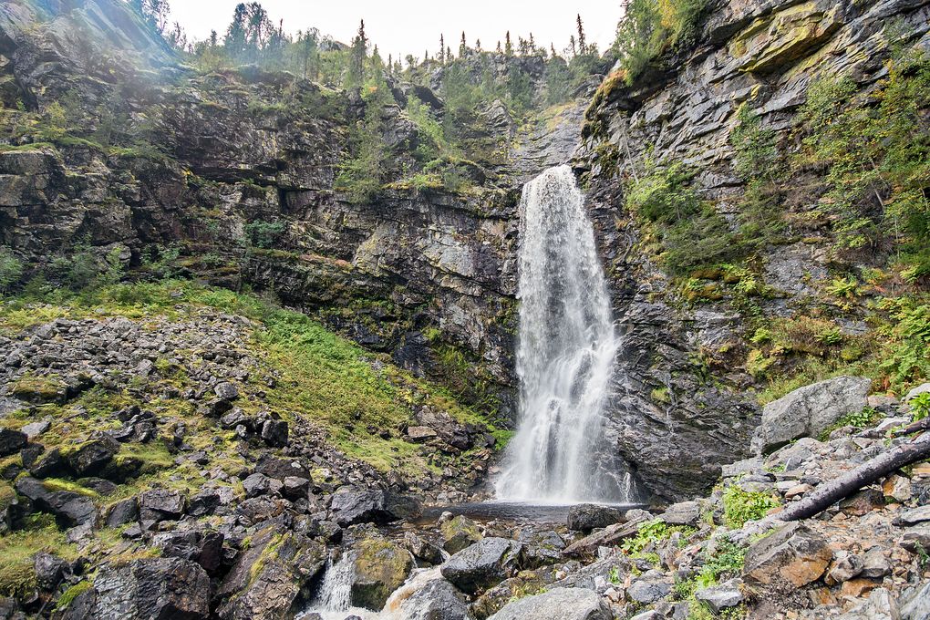 Der untere Teil des Fettjeåfallet